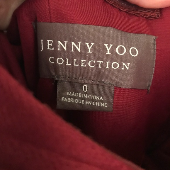 Jenny Yoo Annabelle Gown in Black Cherry - Picture 7 of 8